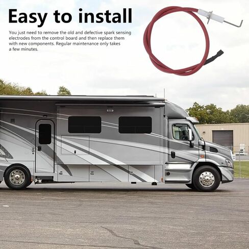 RV Refrigerator Spark Sense Electrode Fit for Norcold Fits for 1200LRIMWH, 1200LRIMWHD, 1200LRSS, 1200LRWH in Kuwait