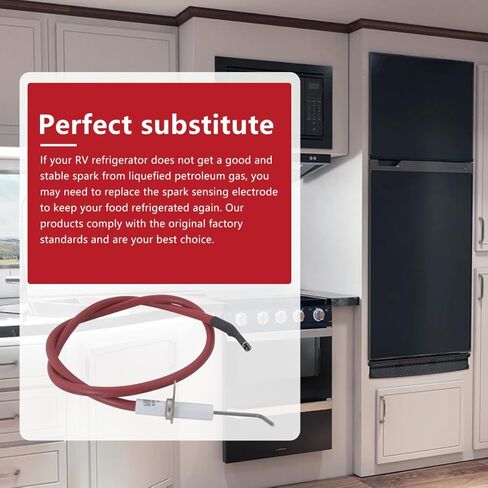 RV Refrigerator Spark Sense Electrode Fit for Norcold Fits for 1200LRIMWH, 1200LRIMWHD, 1200LRSS, 1200LRWH in Kuwait