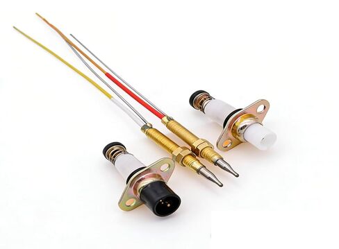Gas Stove Thermocouple Sensor Probe/Solenoid Valve，Copper Pin (Single Wire/Double Wire)，1 Set (Dual-Control Sensor & Solenoid Valve) in Saudi Arabia