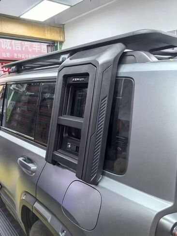 Foldable Liftable Ladder Roof Rack Access Fits for Toyota Land Cruiser Prado LC250 J250 2024-2026 in Kuwait