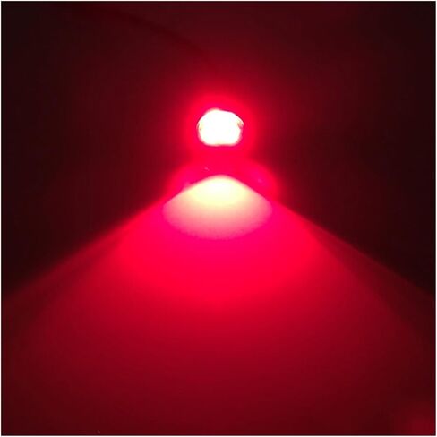 2x سيارة حمراء LED أضواء 12 فولت 23 مللي متر 6SMD الألومنيوم عكس وقوف السيارات الضباب ضوء المصباح النهار تشغيل DRL in Kuwait