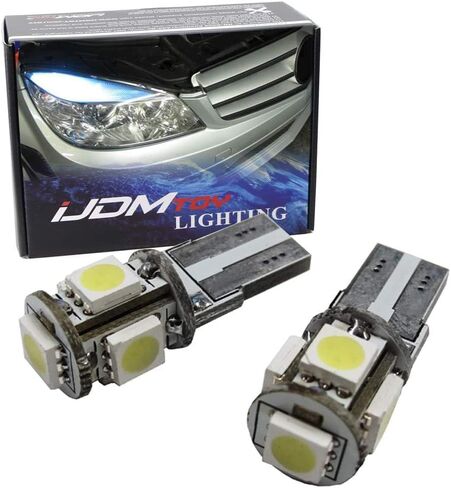 iJDMTOY زينون لون متطابق أبيض CAN-bus خالي من الأخطاء 2825 W5W 168 194 LED لمبات إضاءة مواقف السيارات المتوافقة مع المركبات الأوروبية in Kuwait