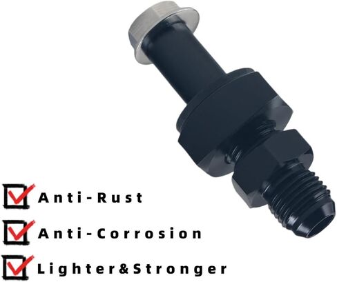 JGR الألومنيوم 6AN العالمي خزان الوقود خط العودة المناسب Bung Kit 9/16 "-18 إلى 6AN المناسب in Saudi Arabia