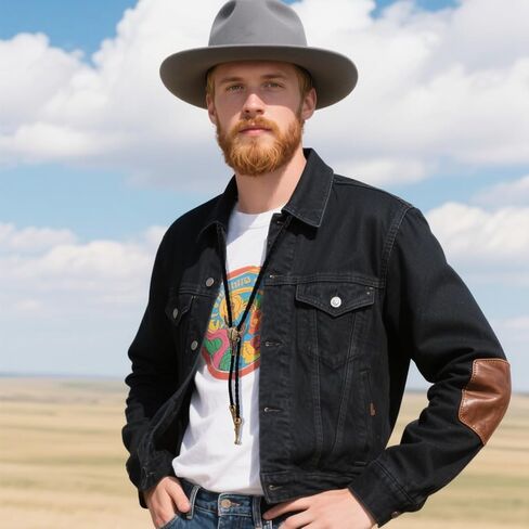 2pcs Western Bolo Tie Necklace, Adjustable Cowboy Cowgirl Necklaces Vintage Western Jewelry for Men & Women Country Style Rodeo Costume Accessories Gift in Saudi Arabia