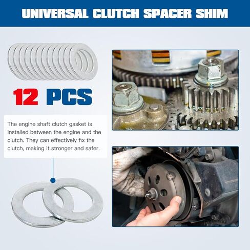 12Pcs Universal Clutch Spacer Shim Washer 3/4 inch Shaft for Non-hemi Predator 212cc 196cc 6.5hp 5.5hp GX160 GX200 Engine by YTXXDEUS in Saudi Arabia