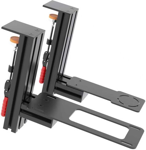 Skyforge HOTAS Desk Mount – Adjustable Joystick & Throttle Desk Clamp Holder – Universal Flight Simulator Bracket for Thrustmaster Warthog & WinWing Orion 2 – Sturdy Black in Saudi Arabia
