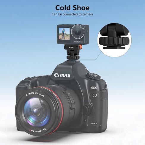 UURIG BH-04 حامل كاميرا مغناطيسي لـ GoPro، حامل كاميرا مغناطيسي قوي للسيارة معدني شديد التحمل مع رأس كروي يدور 360 درجة لجسم السيارة، متوافق مع GoPro Hero 9 أسود 8/7/6/5، إلخ in Kuwait