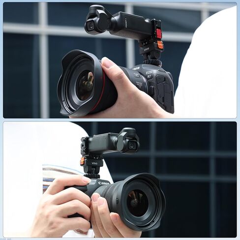 UURIG BH-04 حامل كاميرا مغناطيسي لـ GoPro، حامل كاميرا مغناطيسي قوي للسيارة معدني شديد التحمل مع رأس كروي يدور 360 درجة لجسم السيارة، متوافق مع GoPro Hero 9 أسود 8/7/6/5، إلخ in Kuwait