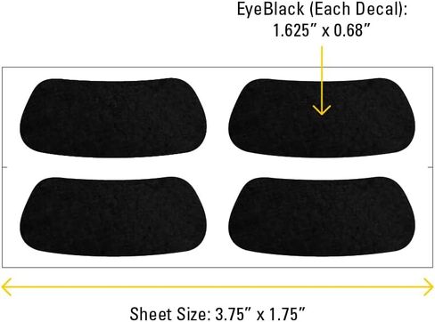 EyeBlack Romans 1:16 الإيمان بلا خجل تحت العين ملصق أسود | أعلن بجرأة عن يسوع، التوعية الكنسية، الإرساليات الإنجيلية، مهرجانات التسبيح - أبيض وأسود وجريء | 12 زوجًا/24 شريطًا in Kuwait