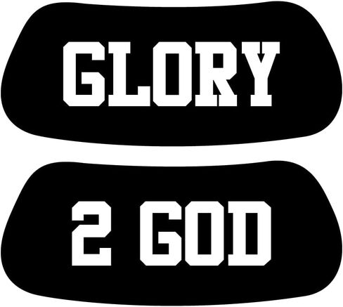 EyeBlack Romans 1:16 الإيمان بلا خجل تحت العين ملصق أسود | أعلن بجرأة عن يسوع، التوعية الكنسية، الإرساليات الإنجيلية، مهرجانات التسبيح - أبيض وأسود وجريء | 12 زوجًا/24 شريطًا in Kuwait
