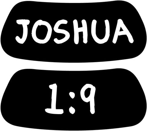 EyeBlack Romans 1:16 الإيمان بلا خجل تحت العين ملصق أسود | أعلن بجرأة عن يسوع، التوعية الكنسية، الإرساليات الإنجيلية، مهرجانات التسبيح - أبيض وأسود وجريء | 12 زوجًا/24 شريطًا in Kuwait