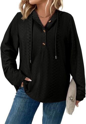 قمصان تونيك حريمي مقاس كبير من Eytino بياقة دائرية وأكمام قصيرة وألوان متعددة (1X-5X) in Kuwait