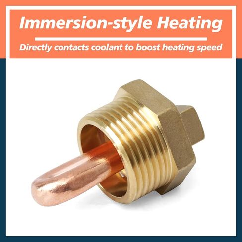 AR87167 Engine Block Coolant Heater Kit Compatible with John Deere 1025R 110 2210 2305 4210 445 X495 XUV for Gator 850D 855D 855M 865E Tractor, w/AR8767 Heater Element & AR87168 Cord in Saudi Arabia