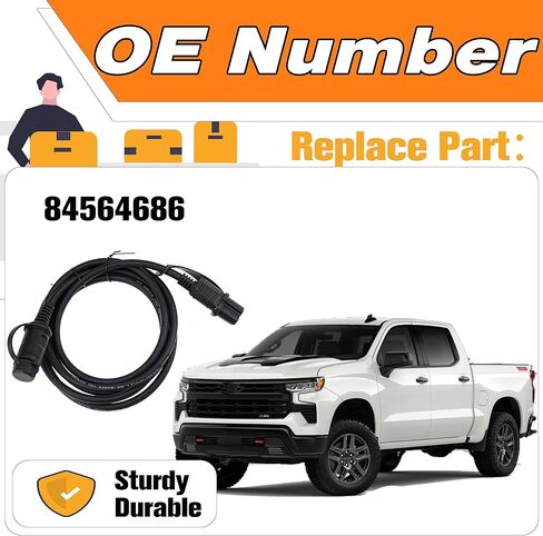 كابل سخان مبرد المحرك 84564686 متوافق مع 2019-2023 شيفروليه سيلفرادو 1500/LD/LTD، 2020-2024 GM Chevy Silverado 2500/3500 HD، 2020-2024 سلك سخان Duramax in Saudi Arabia
