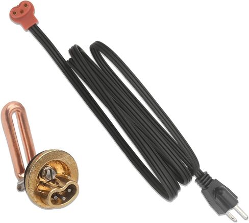 3100130 Engine Block Heater Compatible with Chevrolet and GMC 2001-2008 V8 6.6L, Duramax Diesel 2007-2015 V8 6.6L, 40mm Diameter, 120V 1000W in Kuwait