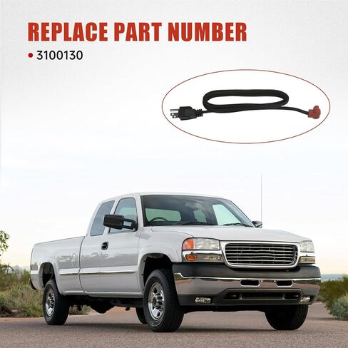 3100130 Engine Block Heater Compatible with Chevrolet and GMC 2001-2008 V8 6.6L, Duramax Diesel 2007-2015 V8 6.6L, 40mm Diameter, 120V 1000W in Kuwait