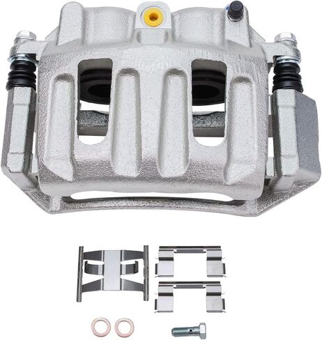 Detroit Axle - Front Brake Kit for 1999-2003 Ford F-150, 2002 Lincoln Blackwood, 2000 2001 Disc Brake Calipers Ceramic Brakes Pads w/Hardware Replacement in Saudi Arabia