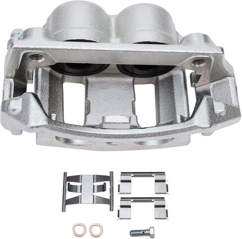 Detroit Axle - Front Brake Kit for 1999-2003 Ford F-150, 2002 Lincoln Blackwood, 2000 2001 Disc Brake Calipers Ceramic Brakes Pads w/Hardware Replacement in Saudi Arabia