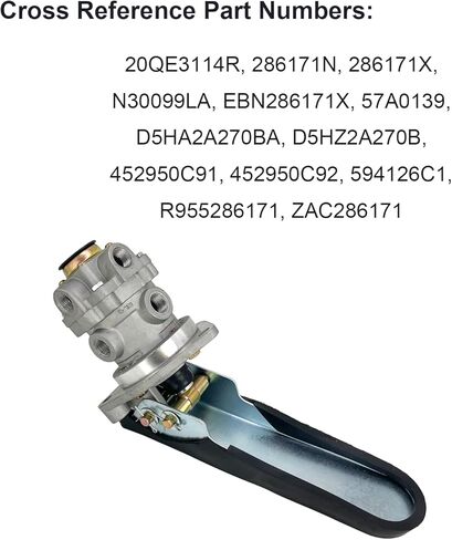 286171 E6 صمام فرامل القدم ويثينك الدواسة ل Bendix KN22140 20QE3114R 170.286171 E-6 لوحة تركيب صمام الدائرة المزدوجة 286171N 286171X in Kuwait