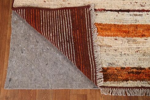 Rug Source Modern Collection 9x12 Area Rug, Hand Knotted Red Tribal Rug, Oriental 100% Wool Carpet for Bedroom, Living Room, Dining Room in Kuwait