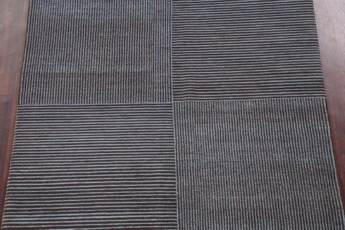 Rug Source Modern Collection 5x8 Nepalese Area Rug, Hand Knotted Black Contemporary Rug, Oriental 100% Wool Carpet for Bedroom, Living Room, Dining Room in Kuwait