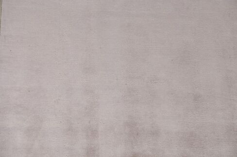 سجادة منطقة نيبالية مقاس 5 × 8 من مجموعة Rug Source الحديثة، سجادة ذات حواف رمادية وفحمية معقودة يدويًا، سجادة صوف شرقية 100% لغرفة النوم، وغرفة المعيشة، وغرفة الطعام in Kuwait