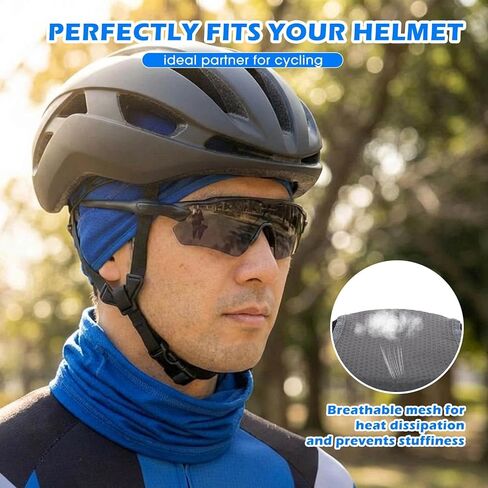 9 Pack Unisex Breathable Mesh Skull Cap, Lightweight Quick Dry Helmet Liner Beanie for Running, Cycling in Saudi Arabia