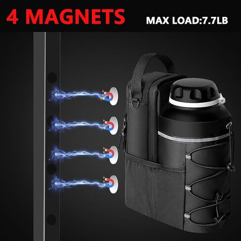 Magnetic Gym Bag for Men and Women, Sling Bottle with Magnetic Attachment, Water Bottle Holder, Gym Pouch, Crossbody Bag for Travel, Work, Sports, Fitness in Saudi Arabia