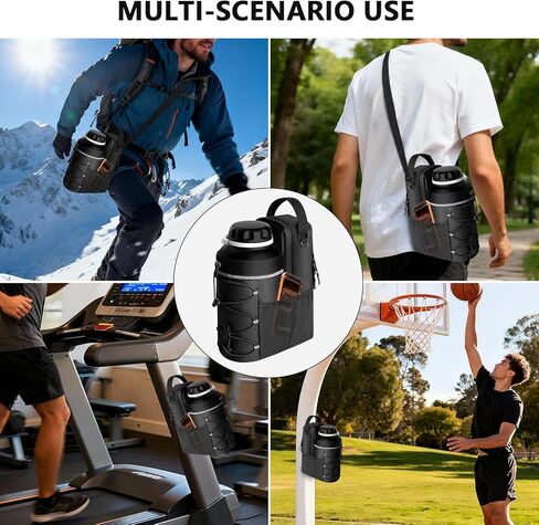 Magnetic Gym Bag for Men and Women, Sling Bottle with Magnetic Attachment, Water Bottle Holder, Gym Pouch, Crossbody Bag for Travel, Work, Sports, Fitness in Saudi Arabia