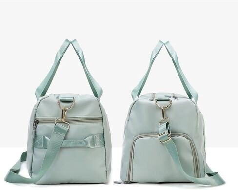 Gym Tote Bags for Women Men with Shoes Compartment Waterproof Weekend Overnight Duffle Tote Bag Lightweight Hospital Carry on Handbag for Gym, Travel, Yoga, Sports (Green) in Saudi Arabia