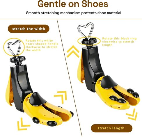 1 Pack Shoe Stretcher Women Men Boot Stretcher Boot Stretcher for Cowboy Boots, Adjustable Wide Feet, Size Women’s (9.5-14) & Men’s (7.5-13) in Saudi Arabia