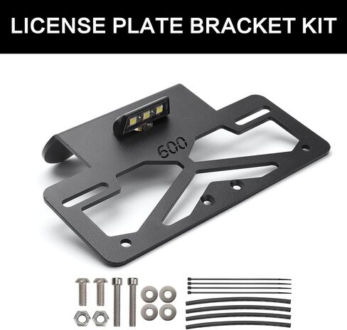 GSXR 600/750 Fender Eliminator Kit – Plug & Play Aluminum Tail Tidy with LED Plate Light Fit for GSXR600 GSXR750 2011–2025 (Vibration-Resistant) in Saudi Arabia