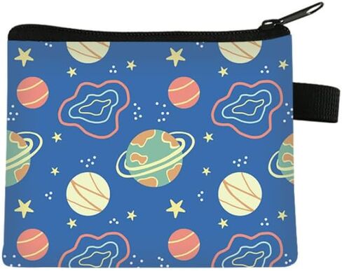 Explore the Universe: Cute Cartoon Planet Mini Coin Purse & Travel Pouch in Saudi Arabia