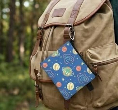 Explore the Universe: Cute Cartoon Planet Mini Coin Purse & Travel Pouch in Saudi Arabia