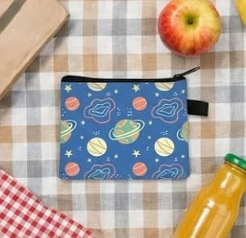 Explore the Universe: Cute Cartoon Planet Mini Coin Purse & Travel Pouch in Saudi Arabia