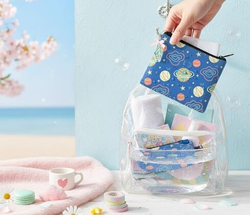 Explore the Universe: Cute Cartoon Planet Mini Coin Purse & Travel Pouch in Saudi Arabia