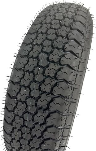 ST205/75D15 TEX STAR TRAILER TIRE ON RIM, LOAD RANGE C 6 PLY BIAS, 5 LUG WHITE SPOKE WHEEL WITH 5X4.5" BOLT PATTERN. REPLACES F78 OR R15 - INCLUDES WARRANTY in Saudi Arabia