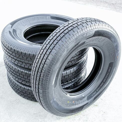 Power ST-1 Semi-Steel Heavy Duty Premium Trailer Radial Tire-ST235/85R16 235/85/16 235/85-16 125/121M Load Range E LRE 10-Ply BSW Black Side Wall in Saudi Arabia