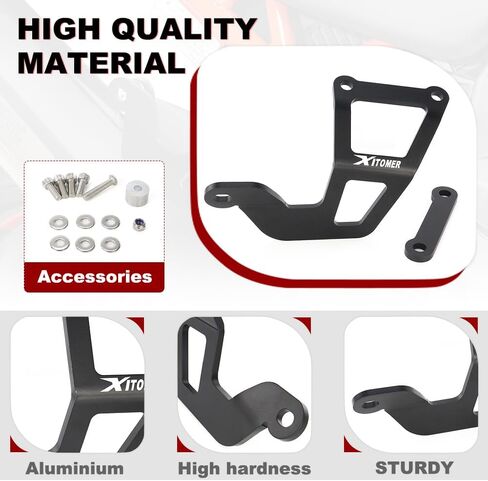 Xitomer Exhaust Hanger Brackets Compatible with Multistrada V4 V4S 2021-2024 Motorcycle Exhaust Hanger Fit for 2024 Multistrada V4 Aluminum Exhaust Pipe Muffler Pipe Support Guard Holder in Saudi Arabia