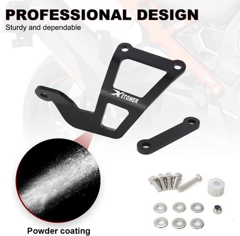 Xitomer Exhaust Hanger Brackets Compatible with Multistrada V4 V4S 2021-2024 Motorcycle Exhaust Hanger Fit for 2024 Multistrada V4 Aluminum Exhaust Pipe Muffler Pipe Support Guard Holder in Saudi Arabia