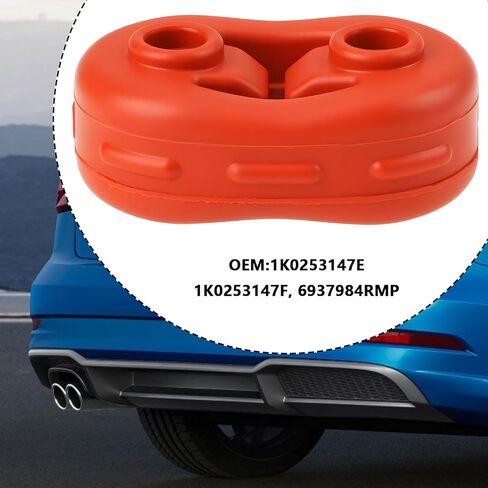 ECSiNG 2 قطعة كاتم صوت عادم السيارة دعامة مطاطية 1K0253147E 1K0253147F 6937984RMP متوافق مع Audi A3 in Kuwait