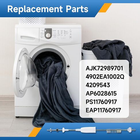 AJK72989704 4902EA1002Q AJK72989701 Washer Suspension Rods Kit (4 Pcs) Fit for LG Replace WT1301CW WT1501CW WT1701CV WT5270CW WT5480CW WT5680HVA WT5680HWA in Saudi Arabia