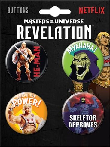 Ata-Boy Masters of The Universe Set of 4 Buttons in Saudi Arabia