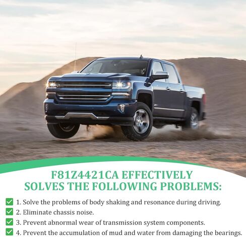 F81Z-4421-CA Rear Driveshaft Rubber Boot Fits for Ford – Compatible With F150, F250, F350 Super Duty, Excursion, E-Series 2002-2016 in Saudi Arabia