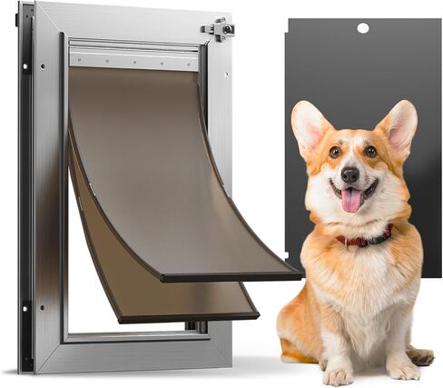 Aluminum Cat Door Interior Door, Pets Up to 22 lb in Saudi Arabia