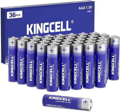 AAA Batteries 36 Pack, High-Performance Triple AAA Batteries with Long-Lasting Power,Alkaline AAA Batteries 10-Year Shelf Life for Kids Toys, Romotes, Various Household Devices in Kuwait