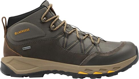 حذاء LaCrosse San Juan متوسط ​​4 بوصات Gore-Tex للرجال للمشي لمسافات طويلة - مقاوم للماء، جلد متين، نعل أوسط EVA، جر لجميع التضاريس in Saudi Arabia