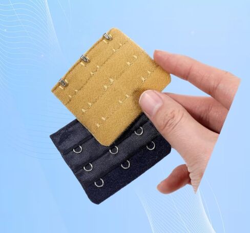 36 PCS Assorted Colors 3 Rows x 3 Hooks Spacing Women's Nylon Bra Extender,Women's Bra Extenders, Soft Comfortable Elastic Adjustable Bra Extender for Women in Saudi Arabia