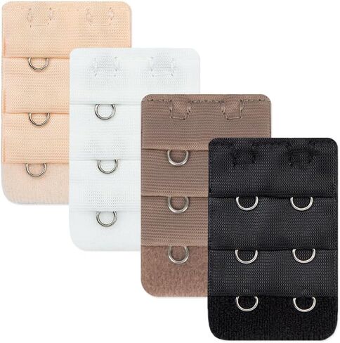 Bra Extenders for Women, 2/3/4 Hook Adjustable Multi-Size, Soft Comfortable Extension Strap, Portable for Travel in Saudi Arabia