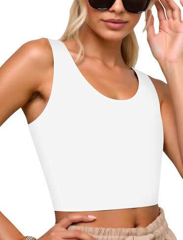 XUJI Seamless Chest Binder Women FTM Transgender Invisible Binder Sport Comfortable Swim Bra Pullover Tank Top in Saudi Arabia